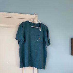 Teal Polo Tee Shirt, NWT. XXL